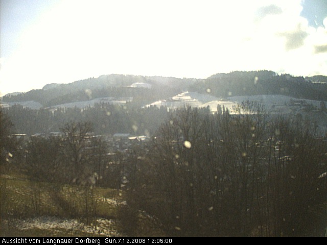 Webcam-Bild: Aussicht vom Dorfberg in Langnau 20081207-120500