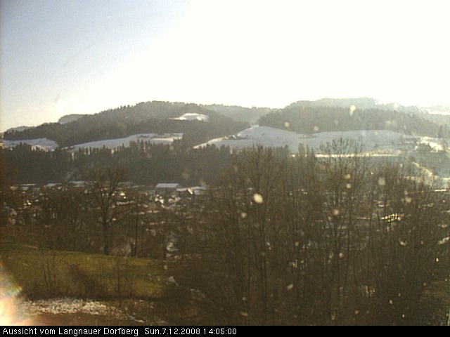 Webcam-Bild: Aussicht vom Dorfberg in Langnau 20081207-140500