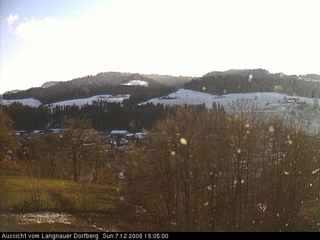 Webcam-Bild: Aussicht vom Dorfberg in Langnau 20081207-150500