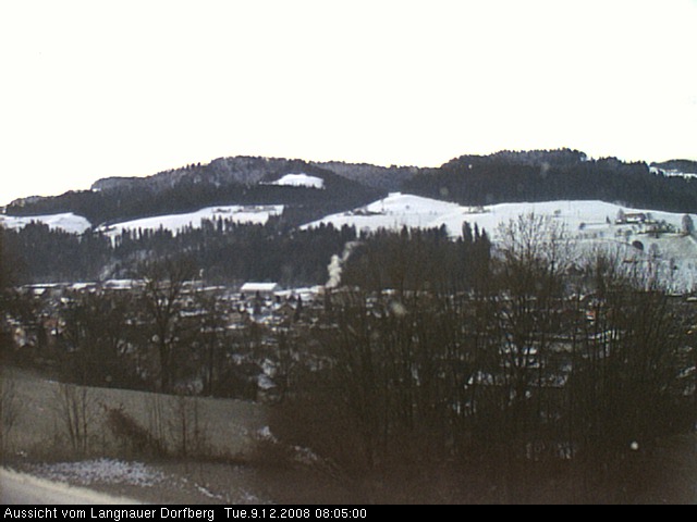 Webcam-Bild: Aussicht vom Dorfberg in Langnau 20081209-080500