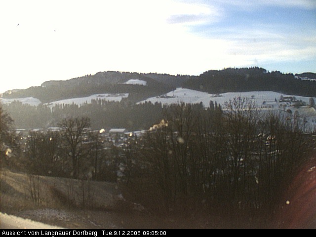 Webcam-Bild: Aussicht vom Dorfberg in Langnau 20081209-090500