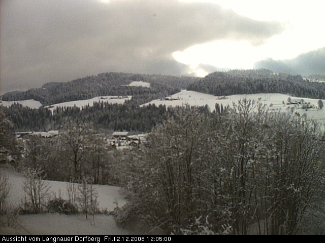 Webcam-Bild: Aussicht vom Dorfberg in Langnau 20081212-120500