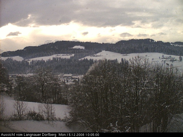 Webcam-Bild: Aussicht vom Dorfberg in Langnau 20081215-100500