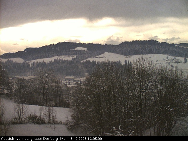 Webcam-Bild: Aussicht vom Dorfberg in Langnau 20081215-120500