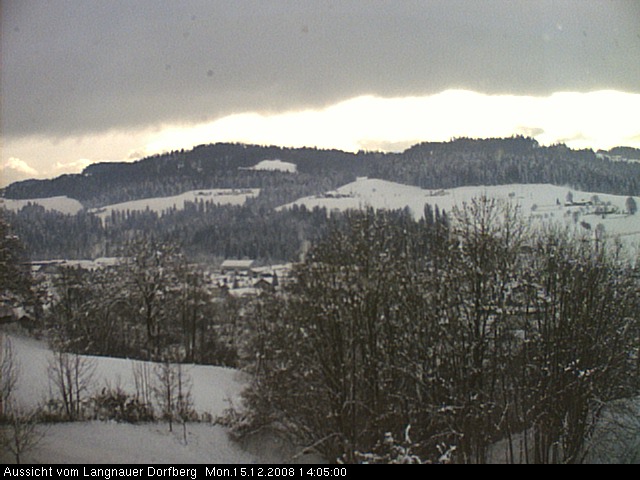 Webcam-Bild: Aussicht vom Dorfberg in Langnau 20081215-140500