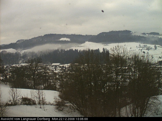 Webcam-Bild: Aussicht vom Dorfberg in Langnau 20081222-100500