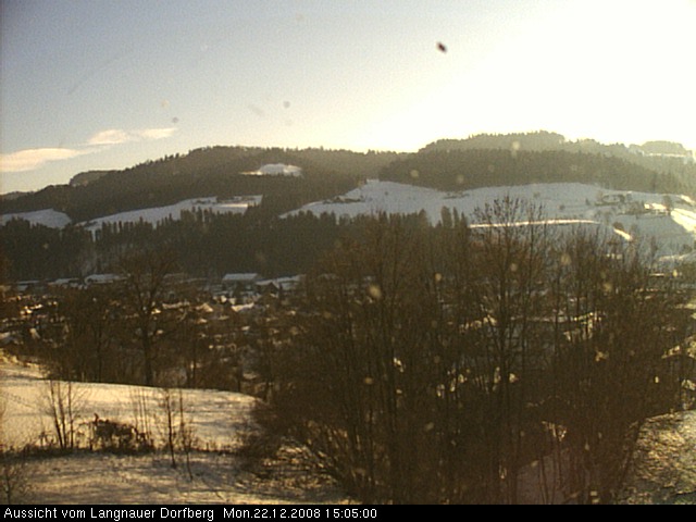 Webcam-Bild: Aussicht vom Dorfberg in Langnau 20081222-150500