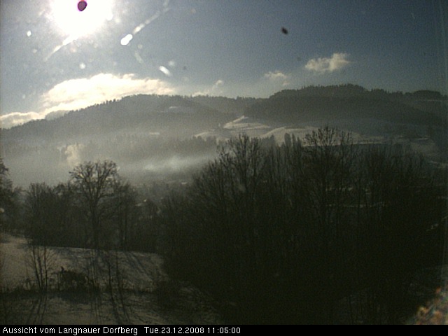 Webcam-Bild: Aussicht vom Dorfberg in Langnau 20081223-110500