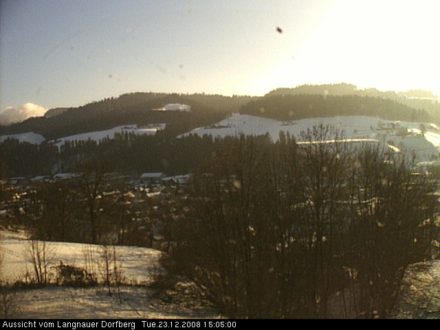 Webcam-Bild: Aussicht vom Dorfberg in Langnau 20081223-150500