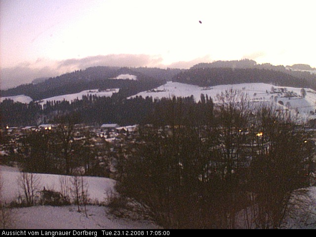 Webcam-Bild: Aussicht vom Dorfberg in Langnau 20081223-170500