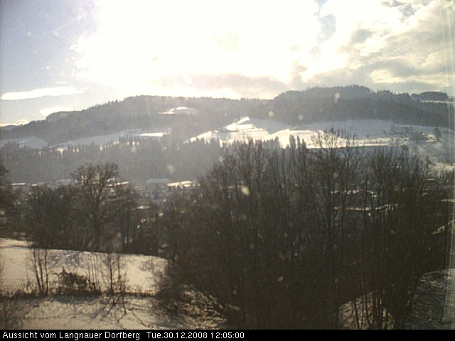 Webcam-Bild: Aussicht vom Dorfberg in Langnau 20081230-120500