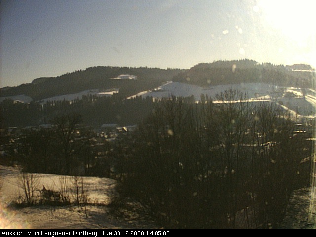 Webcam-Bild: Aussicht vom Dorfberg in Langnau 20081230-140500