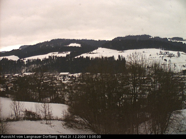 Webcam-Bild: Aussicht vom Dorfberg in Langnau 20081231-100500
