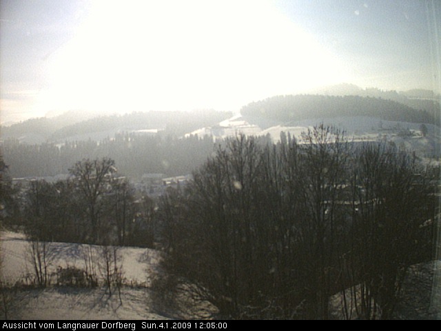Webcam-Bild: Aussicht vom Dorfberg in Langnau 20090104-120500