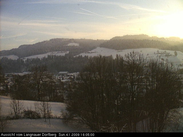 Webcam-Bild: Aussicht vom Dorfberg in Langnau 20090104-160500