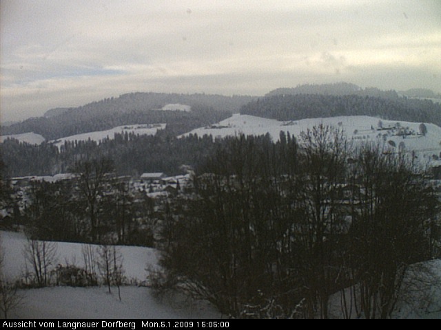 Webcam-Bild: Aussicht vom Dorfberg in Langnau 20090105-150500