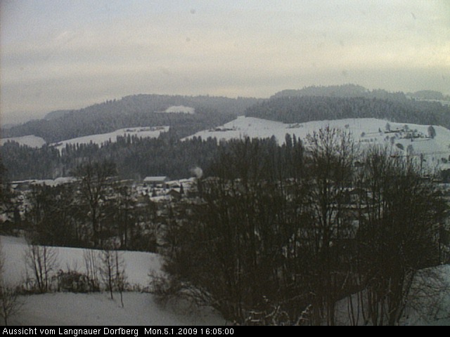 Webcam-Bild: Aussicht vom Dorfberg in Langnau 20090105-160500