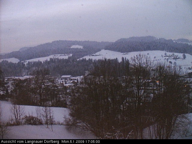 Webcam-Bild: Aussicht vom Dorfberg in Langnau 20090105-170500
