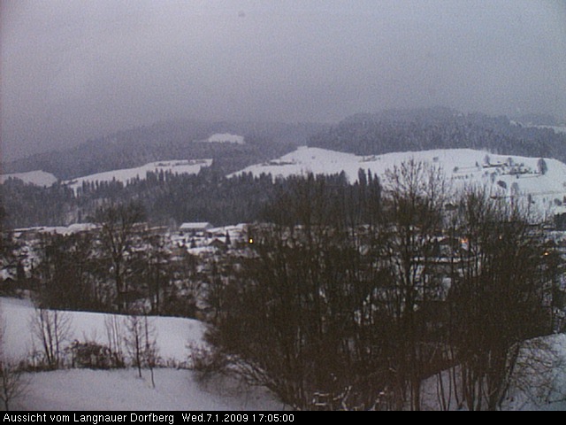 Webcam-Bild: Aussicht vom Dorfberg in Langnau 20090107-170500