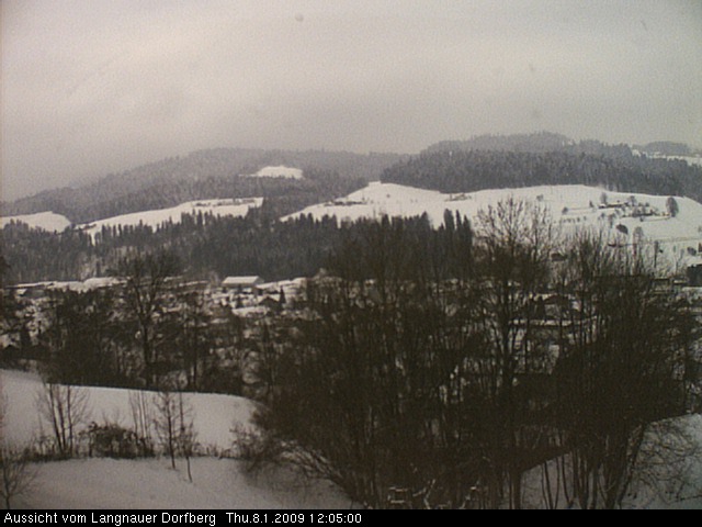 Webcam-Bild: Aussicht vom Dorfberg in Langnau 20090108-120500