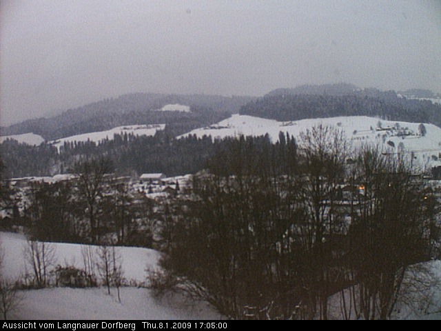 Webcam-Bild: Aussicht vom Dorfberg in Langnau 20090108-170500