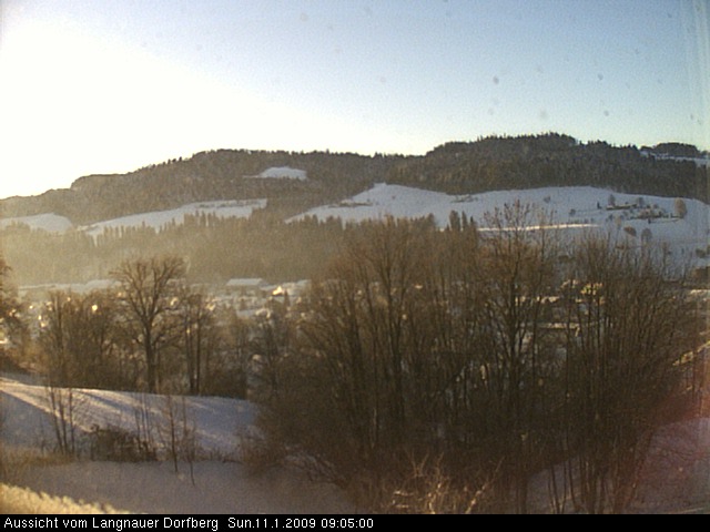 Webcam-Bild: Aussicht vom Dorfberg in Langnau 20090111-090500