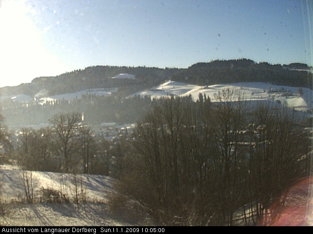 Webcam-Bild: Aussicht vom Dorfberg in Langnau 20090111-100500