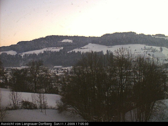 Webcam-Bild: Aussicht vom Dorfberg in Langnau 20090111-170500