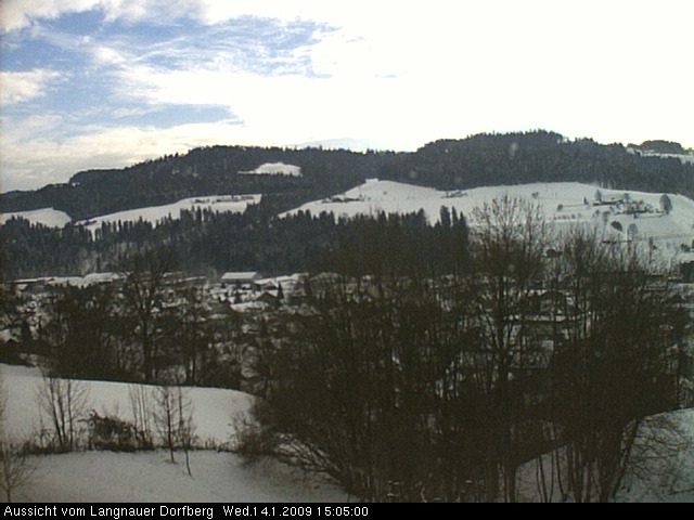 Webcam-Bild: Aussicht vom Dorfberg in Langnau 20090114-150500