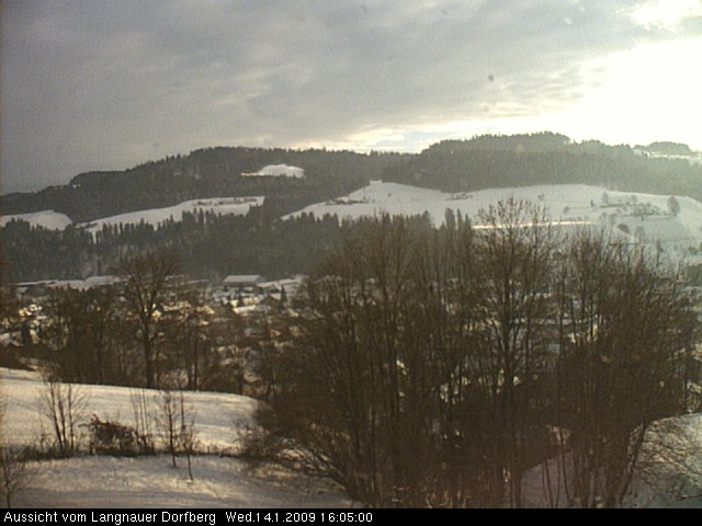 Webcam-Bild: Aussicht vom Dorfberg in Langnau 20090114-160500
