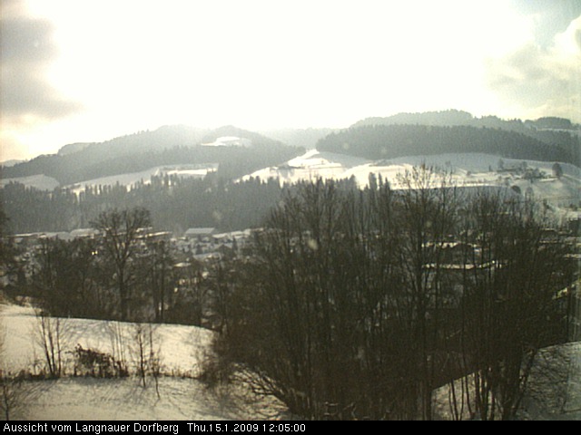 Webcam-Bild: Aussicht vom Dorfberg in Langnau 20090115-120500