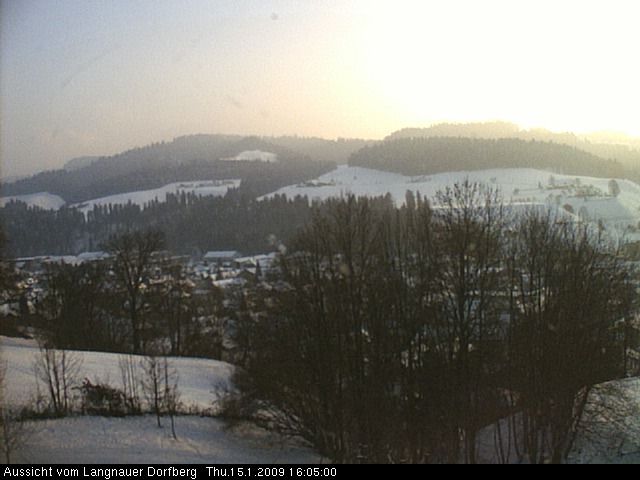 Webcam-Bild: Aussicht vom Dorfberg in Langnau 20090115-160500