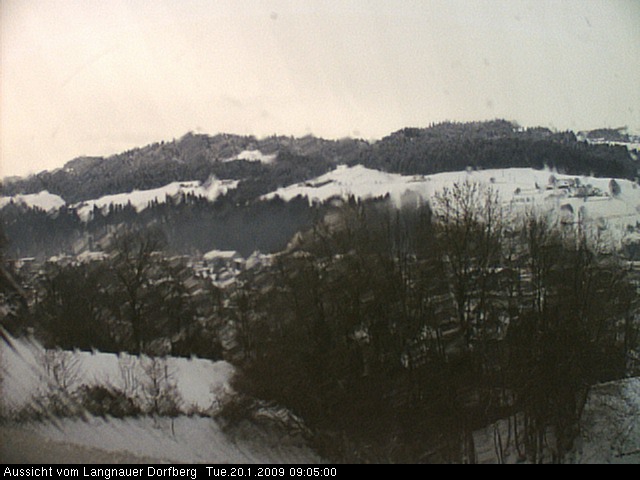 Webcam-Bild: Aussicht vom Dorfberg in Langnau 20090120-090500