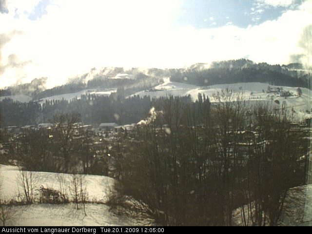 Webcam-Bild: Aussicht vom Dorfberg in Langnau 20090120-120500