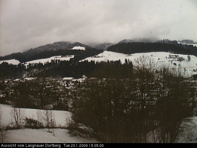 Webcam-Bild: Aussicht vom Dorfberg in Langnau 20090120-150500