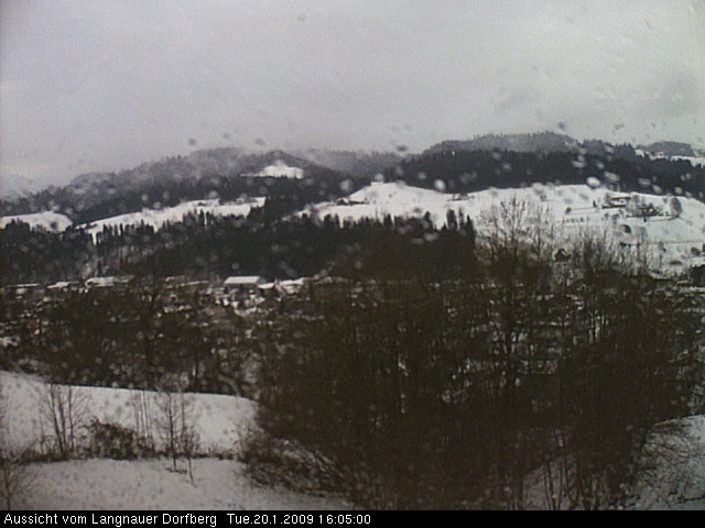 Webcam-Bild: Aussicht vom Dorfberg in Langnau 20090120-160500
