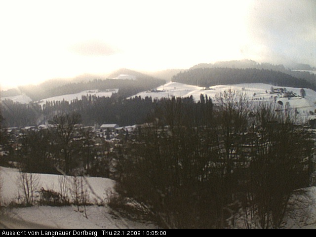 Webcam-Bild: Aussicht vom Dorfberg in Langnau 20090122-100500