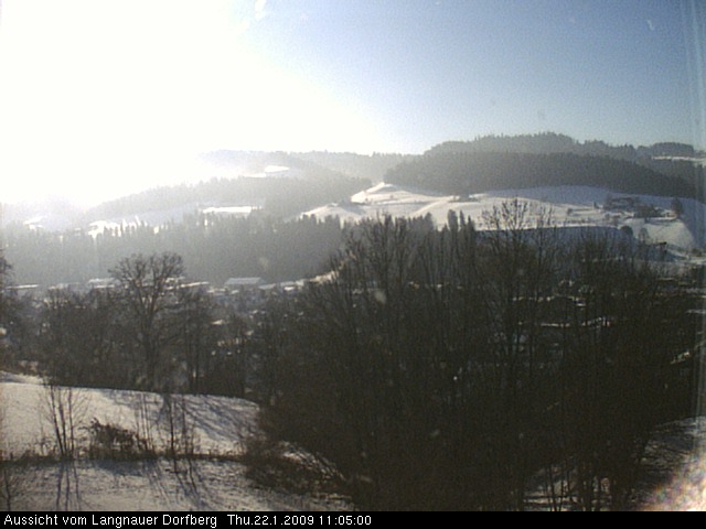 Webcam-Bild: Aussicht vom Dorfberg in Langnau 20090122-110500