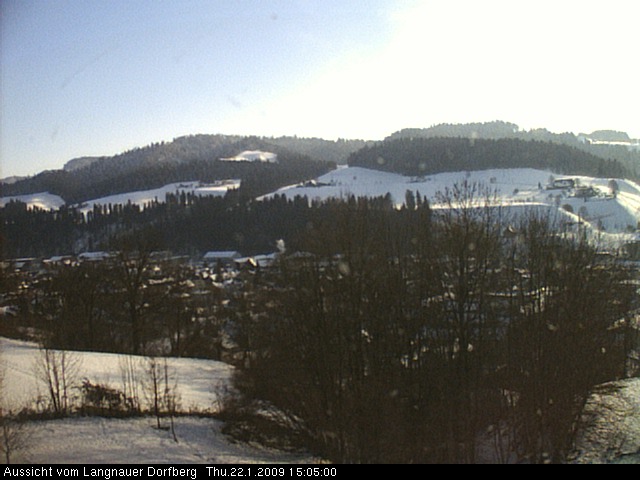 Webcam-Bild: Aussicht vom Dorfberg in Langnau 20090122-150500