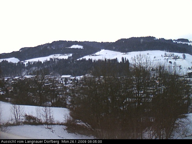 Webcam-Bild: Aussicht vom Dorfberg in Langnau 20090126-080500