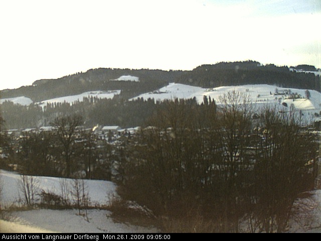 Webcam-Bild: Aussicht vom Dorfberg in Langnau 20090126-090500