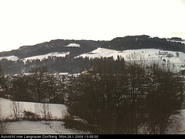 Webcam-Bild: Aussicht vom Dorfberg in Langnau 20090126-100500