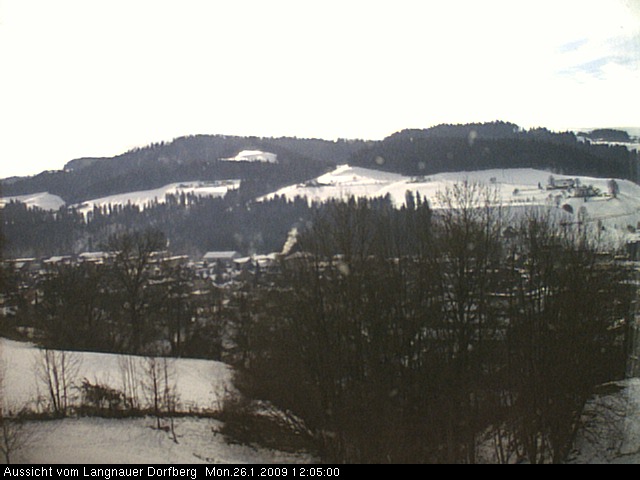 Webcam-Bild: Aussicht vom Dorfberg in Langnau 20090126-120500