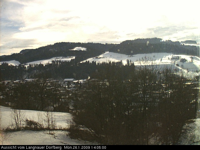 Webcam-Bild: Aussicht vom Dorfberg in Langnau 20090126-140500