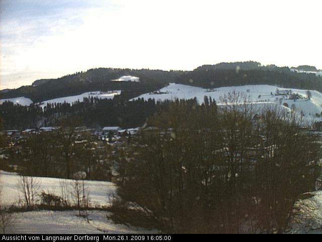 Webcam-Bild: Aussicht vom Dorfberg in Langnau 20090126-160500