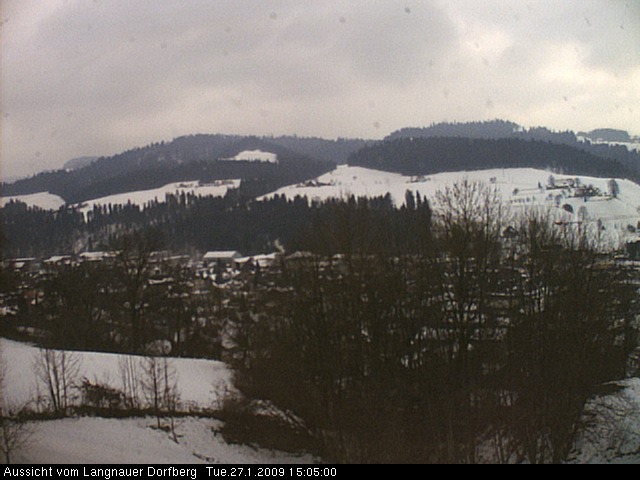 Webcam-Bild: Aussicht vom Dorfberg in Langnau 20090127-150500