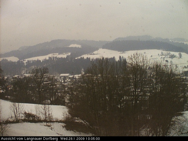 Webcam-Bild: Aussicht vom Dorfberg in Langnau 20090128-100500