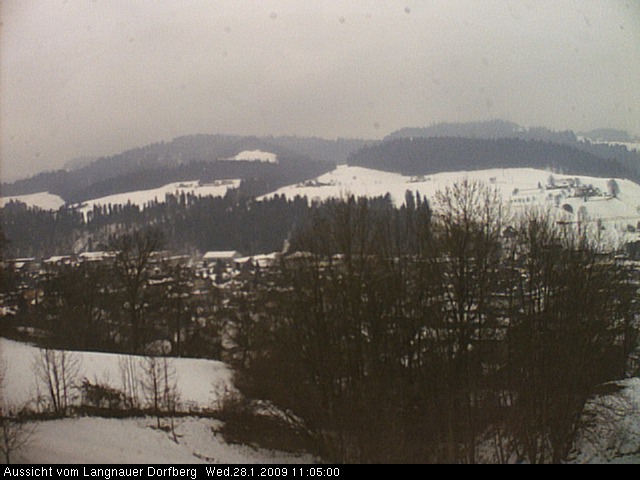Webcam-Bild: Aussicht vom Dorfberg in Langnau 20090128-110500