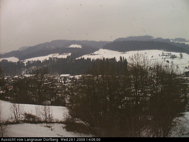Webcam-Bild: Aussicht vom Dorfberg in Langnau 20090128-140500