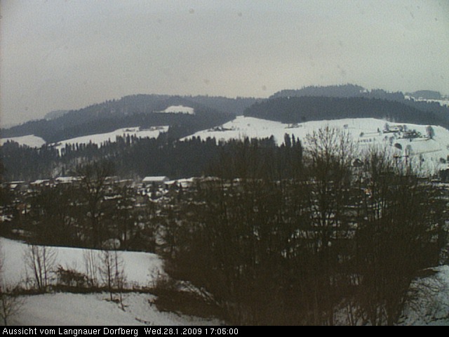 Webcam-Bild: Aussicht vom Dorfberg in Langnau 20090128-170500